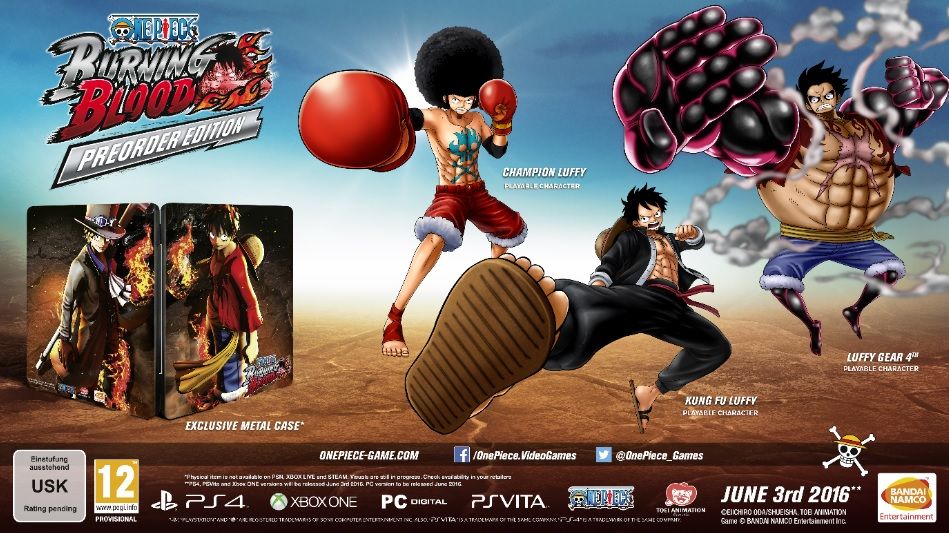 One Piece Burning Blood pre-order