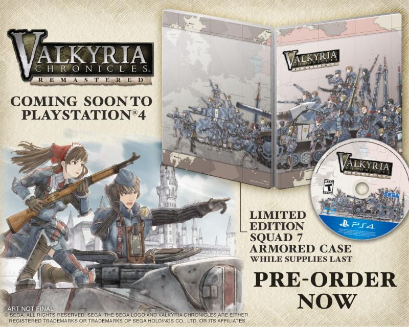 Valkyria Chronicles Remastered collector edition