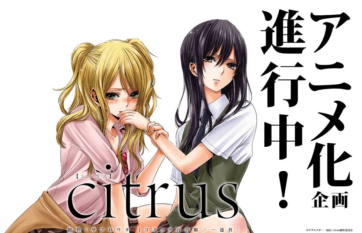 Yuzu and Mei - Citrus Anime - Magnet | TeePublic-demhanvico.com.vn