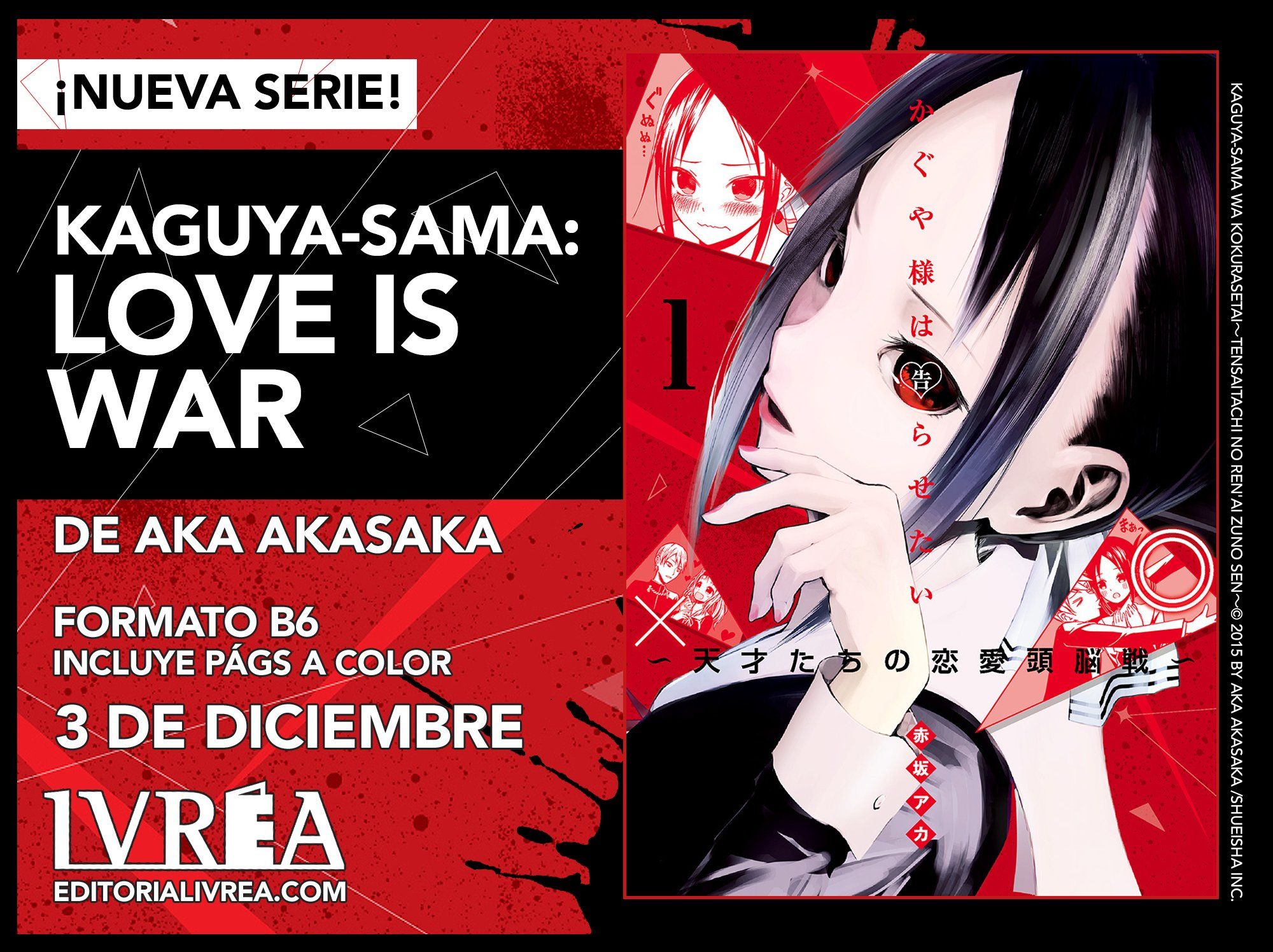 KAGUYA-SAMA: LOVE IS WAR ANUNCIA 3ª TEMPORADA Y OVA - Hikari No Hana