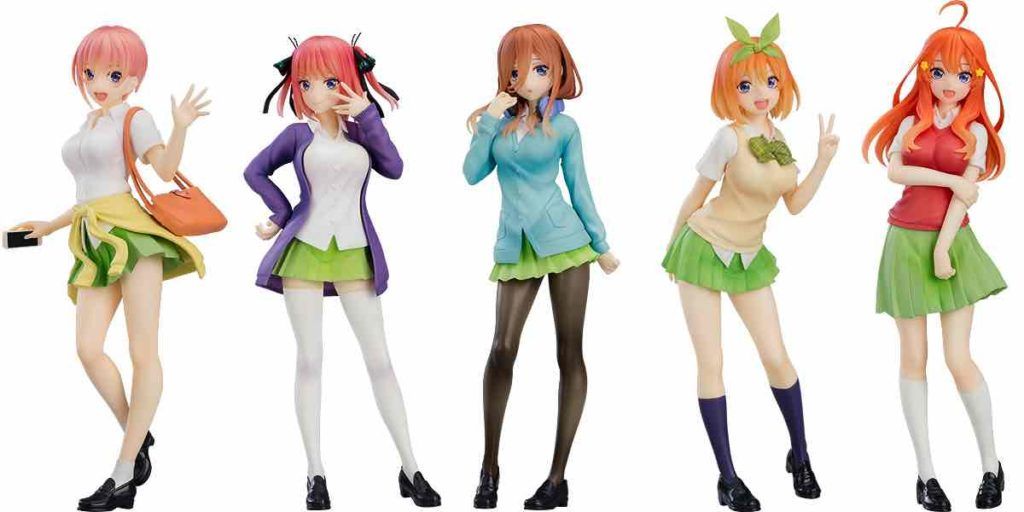 THE QUINTESSENTIAL QUINTUPLETS MOVIE SPECIAL SET 5 FIG 17 CM QUINTESSENTIAL QUINTUPLETS PO